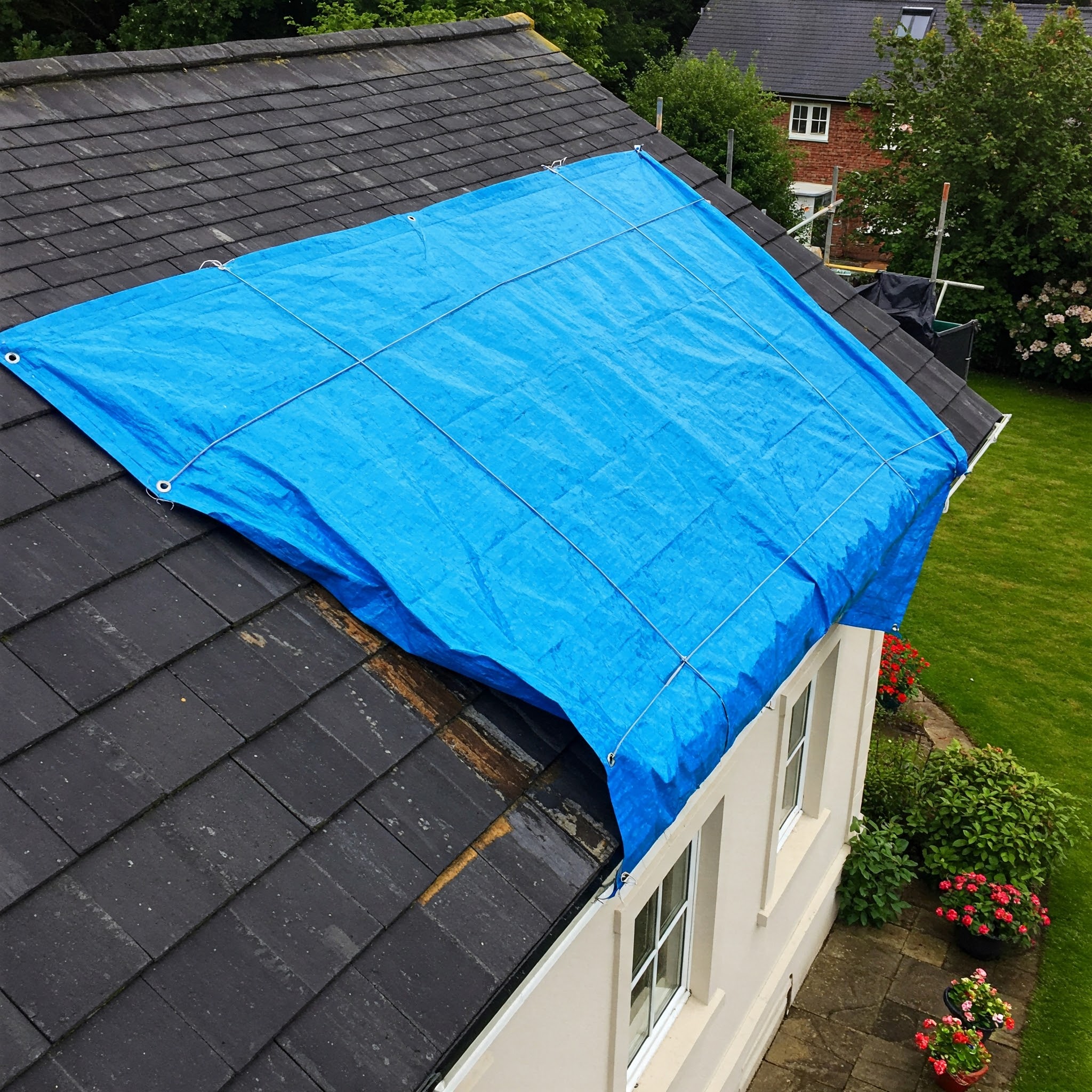Roof Leak Repair in NJ – American Roofing NJ team fixing a shingle roof