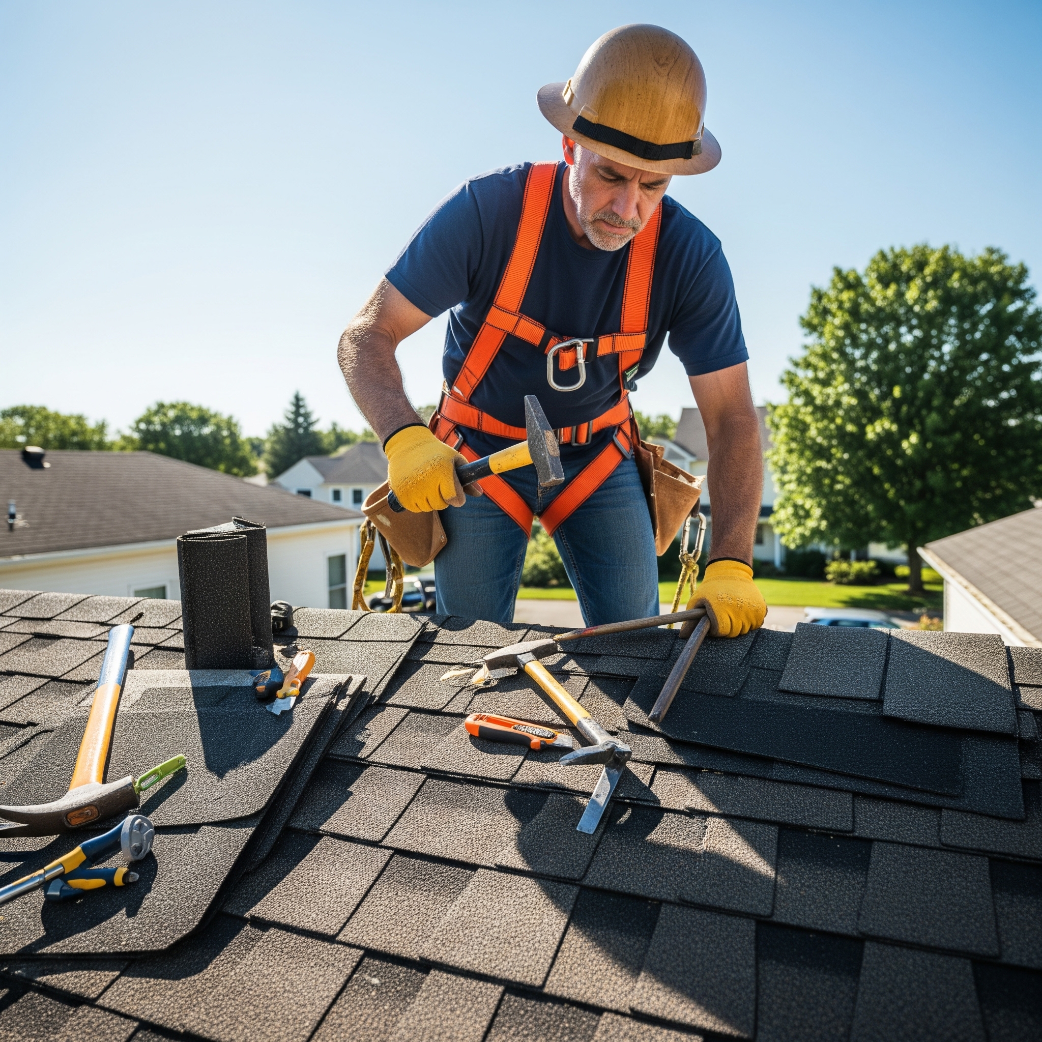 roof repair vs roof replacement New Jersey