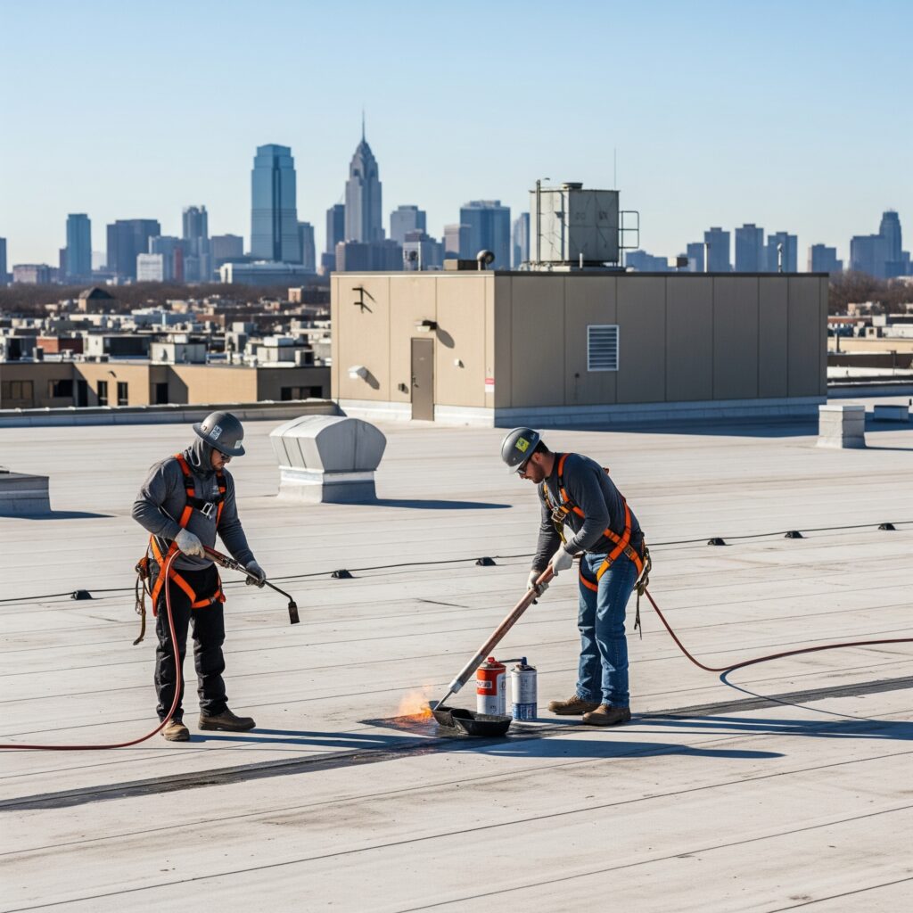 Flat Roof Maintenance in New Jersey