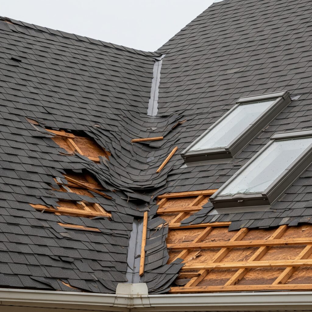 roof storm damage in New Jersey