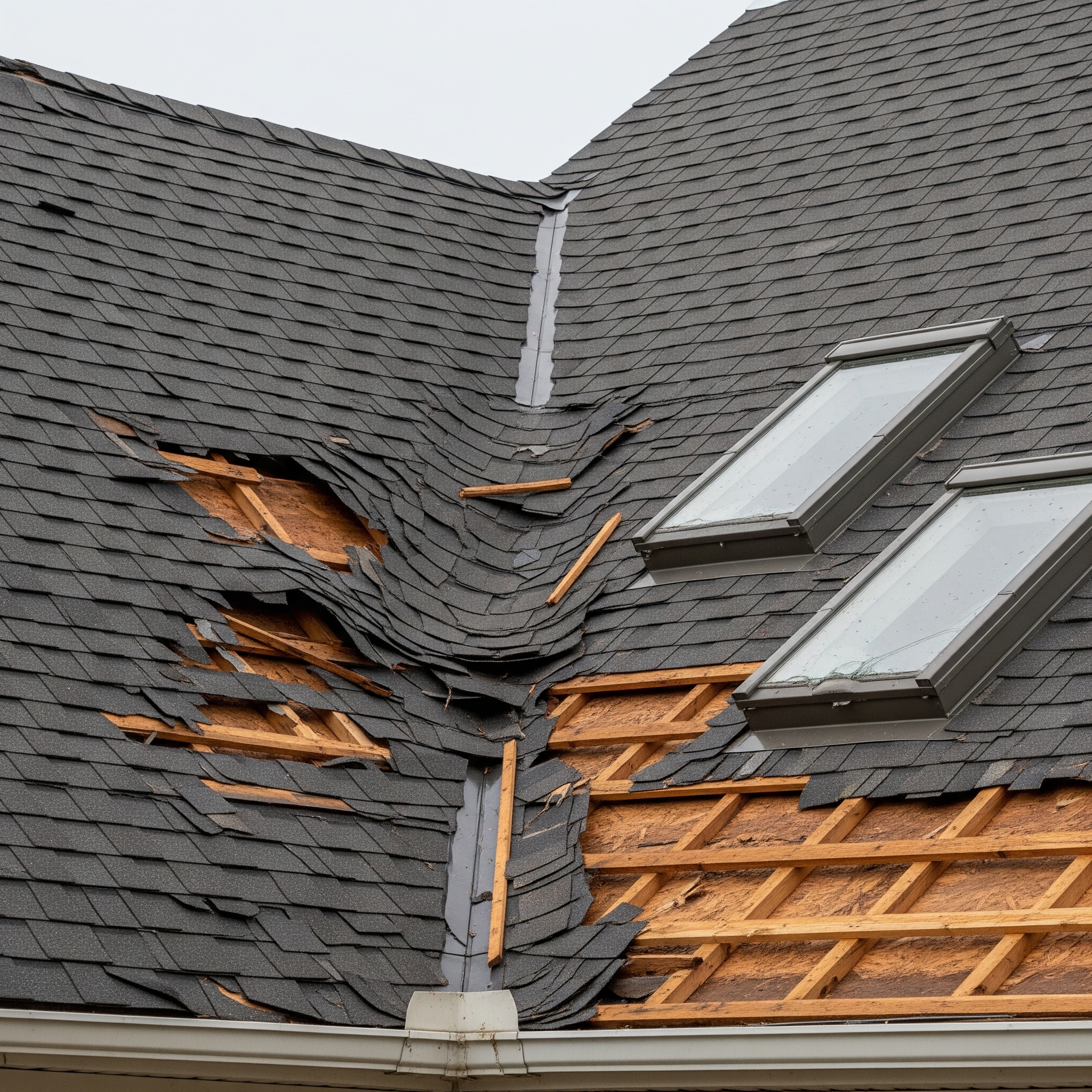 roof storm damage in New Jersey